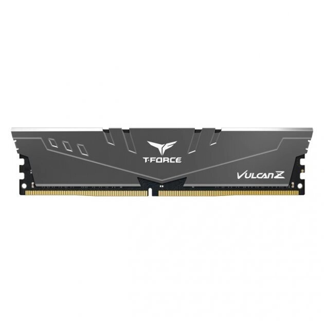 Модуль памяти DDR4 8 ГБ Team Vulcan Z Gray (TLZGD48G2666HC18H01***); 21300 MБ/с; 2666 МГц; радиаторы; RET от компании F-MART - фото 1