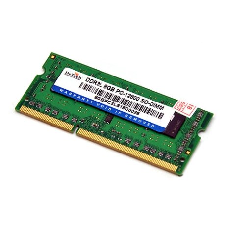 Модуль памяти SODIMM DeTech DDR3L 8GB 1600MHZ (PC3-12800) Sodimm от компании F-MART - фото 1