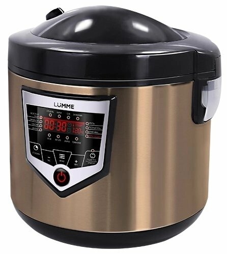 Мультиварка Lumme LU-1446 CHEF PRO чёрный/золото от компании F-MART - фото 1