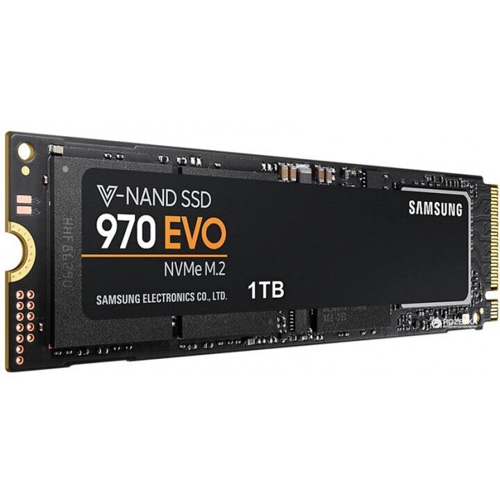 Накопитель SSD 1 ТБ Samsung 970 EVO (MZ-V7E1T0BW***); M.2 (2280) от компании F-MART - фото 1