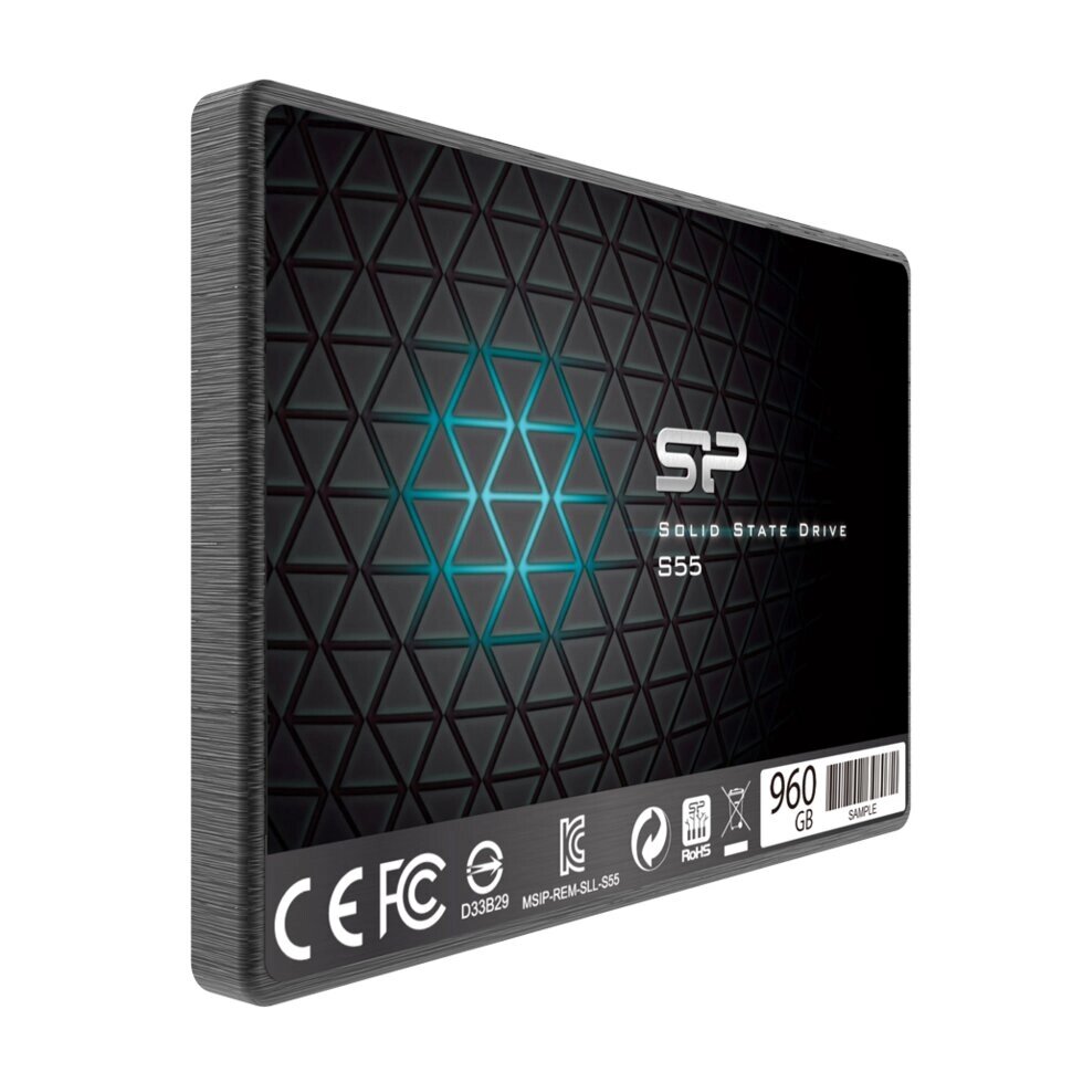 Накопитель SSD 240 ГБ SILICON POWER SATA III 240Gb SP240GBSS3S55S25 Slim S55 2.5 от компании F-MART - фото 1