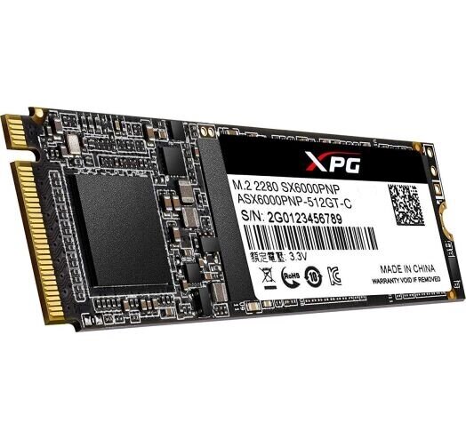 Накопитель SSD 512 ГБ A-Data XPG SX6000 Pro (ASX6000PNP-512GT-C***) от компании F-MART - фото 1