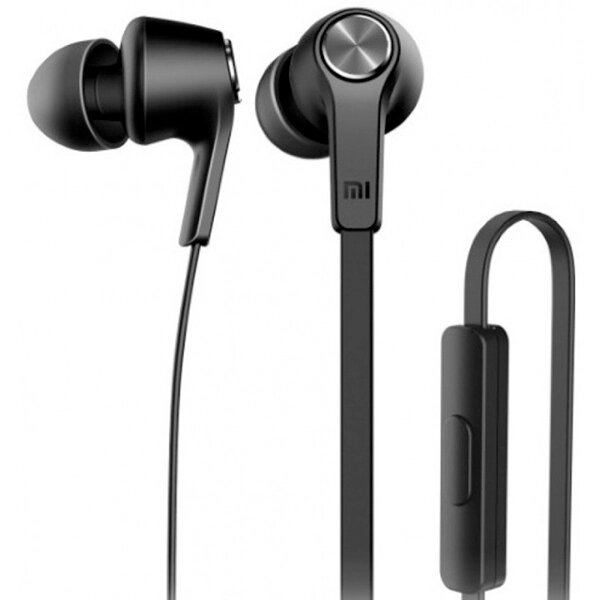 Наушники-вкладыши Xiaomi Mi In-Ear Headphones Basic, черные (HSEJ03JY) от компании F-MART - фото 1