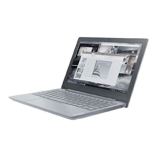 Ноутбук 11.6" LENOVO IР1 [81VT000TAK] Full HD/Cel N4020/4Gb/SSD 128Gb/no OS серебристый от компании F-MART - фото 1