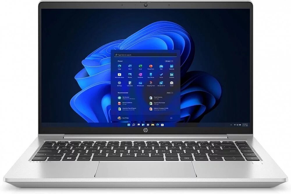 Ноутбук 14" HP ProBook 445 G9 [6F1U5EA] FullHD/Ryzen 7 5825U/8/SSD256Gb/AMD Radeon/Win11 Pro серебристый от компании F-MART - фото 1