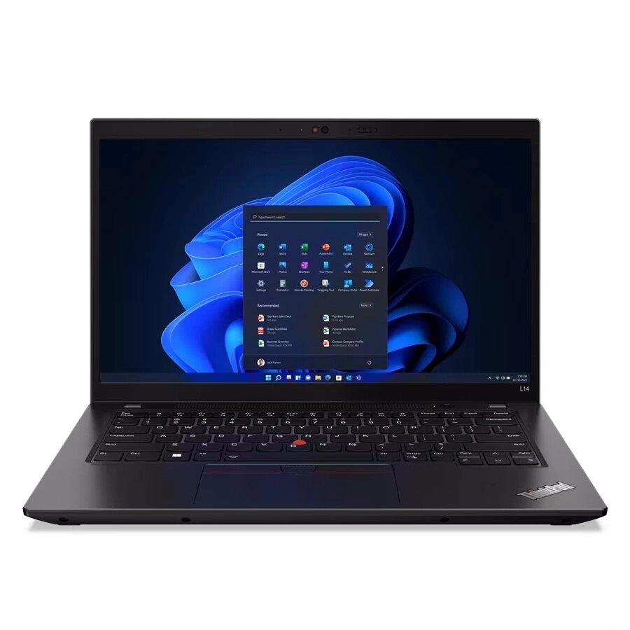 Ноутбук 14" LENOVO ThinkPad L14 G3 [21C6S31A00] IPS FullHD//Ryzen 5-Pro 5675U/16/SSD512Gb/Win11 Pro черный от компании F-MART - фото 1