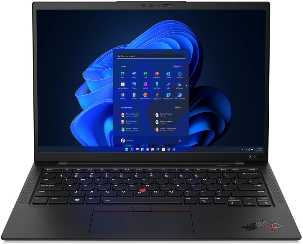 Ноутбук 14" LENOVO ThinkPad X1 Carbon G10 [21CCS9PY01/M] IPS/Core i7-1265U/16/SSD1Tb/Intel Iris Xe Graphics/Win11 Pro от компании F-MART - фото 1