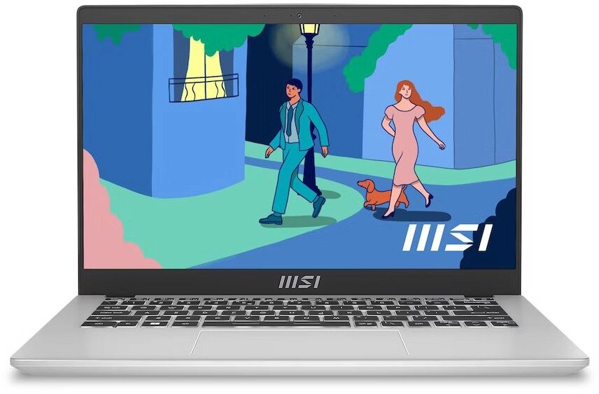 Ноутбук 14" MSI Modern 14 C12M-238RU [9S7-14J111-238] IPS FullHD/Core i7-1255U/8/SSD512Gb/Intel Iris Xe Graphics/Win11 от компании F-MART - фото 1