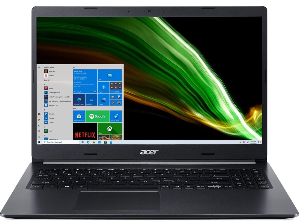 Ноутбук 15.6" ACER Aspire 5 A515-45-R4FZ [NX. A85ER. 00J] IPS FullHD/Ryzen 5-5500U/8/SSD128Gb/AMD Radeon/Win10 Home от компании F-MART - фото 1