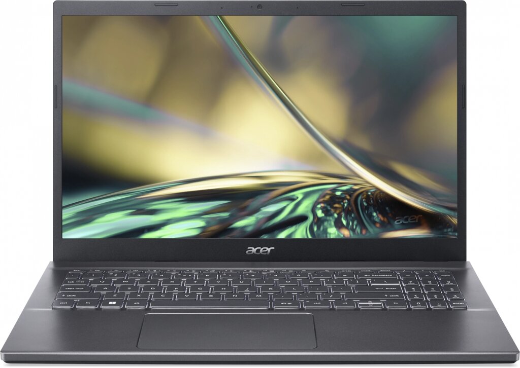 Ноутбук 15.6" ACER Aspire 5 A515-57-334P [NX. K3KER. 00D] IPS FullHD/Core i3-1215U/8/SSD512Gb/Intel UHD Graphics серый от компании F-MART - фото 1