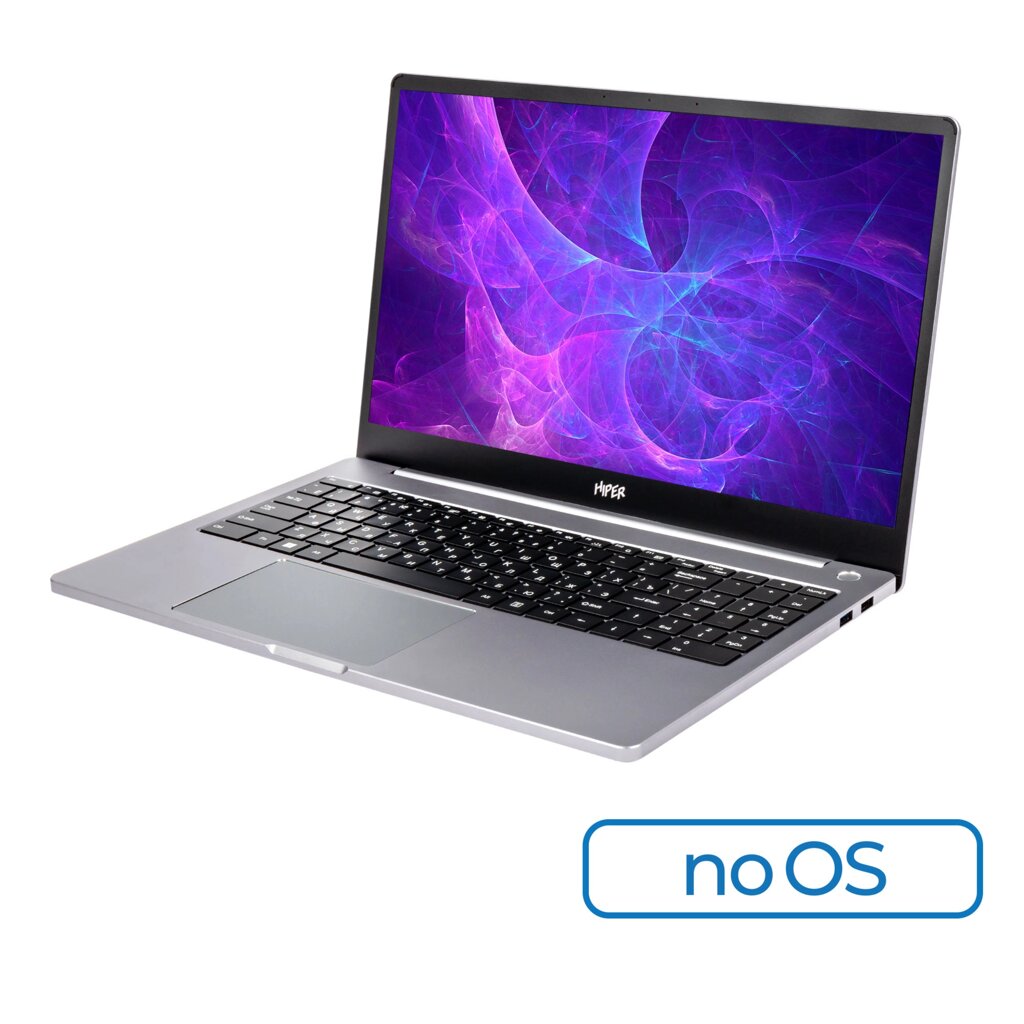 Ноутбук 15.6" HIPER Expertbook [BQ3LVDDQ] IPS FullHD/Ryzen 5 5600U/8/SSD256Gb/AMD Radeon/Free DOS серый от компании F-MART - фото 1