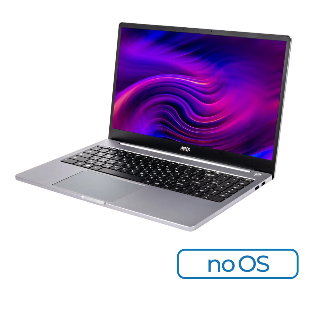 Ноутбук 15.6" HIPER EXPERTBOOK MTL1577 [C53QHD0A] IPS FullHD/Ryzen 7-5800U/8/SSD256Gb/AMD Radeon/Free DOS серый от компании F-MART - фото 1