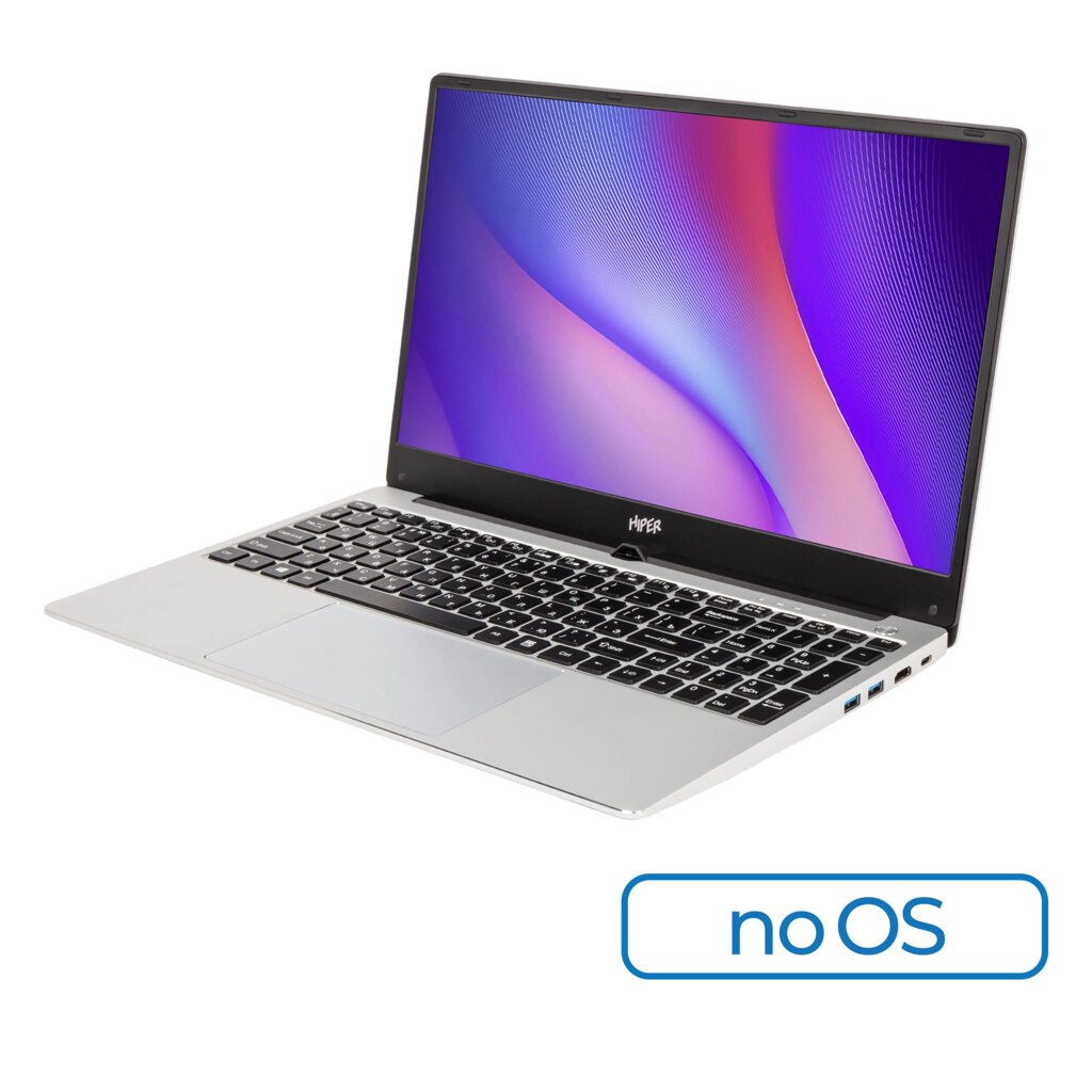 Ноутбук 15.6" HIPER WORKBOOK 1564 [KC29D2B4] IPS FullHD/Core i3-10110U/8/SSD256Gb/Intel UHD Graphics/Free DOS от компании F-MART - фото 1