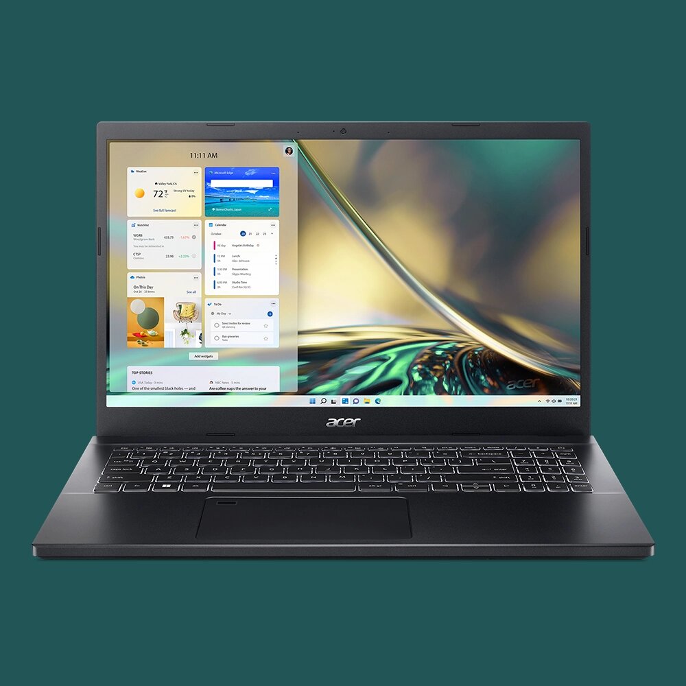 Ноутбук 15.6" IPS FHD Acer A715-76G black (Core i5 12450H/16Gb/512Gb SSD/2050 4Gb/noOS) (NH. QMYER. 002) от компании F-MART - фото 1