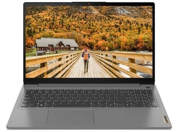 Ноутбук 15.6" LENOVO IdeaPad 3 15ITL6 [82H800GRRK] IPS FullHD/Core i5-1135G7/8/SSD256Gb/NV GF MX350 2Gb/noOS серый от компании F-MART - фото 1