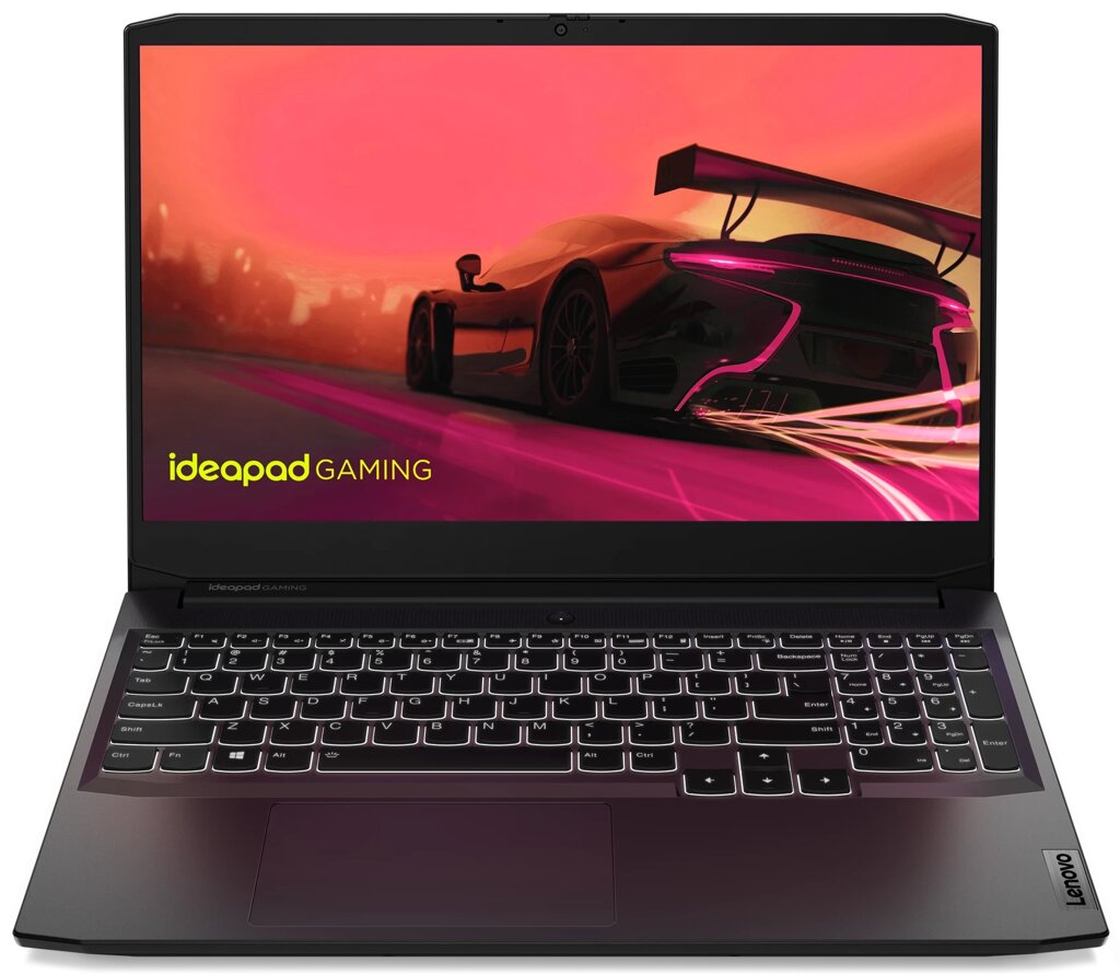 Ноутбук 15.6" LENOVO IP Gaming 3 15ACH6 [82K2002BRK] IPS FullHD/Ryzen 5-5600H/8/SSD512Gb/NV GF RTX 3050 4Gb/noOS черный от компании F-MART - фото 1