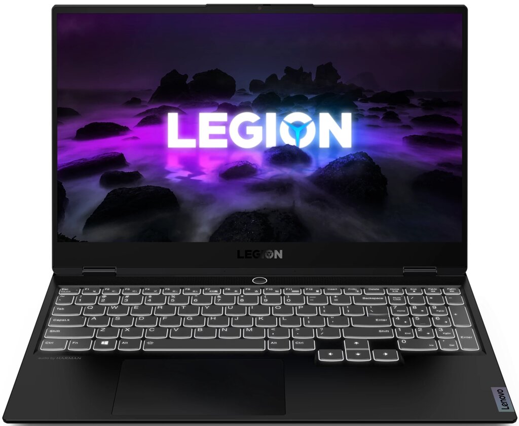 Ноутбук 15.6" LENOVO Legion S7 15ACH6 [82K8001ARK] IPS FullHD/Ryzen 5-5600H/16/SSD1Tb/NV GF RTX 3060 6Gb/noOS черный от компании F-MART - фото 1