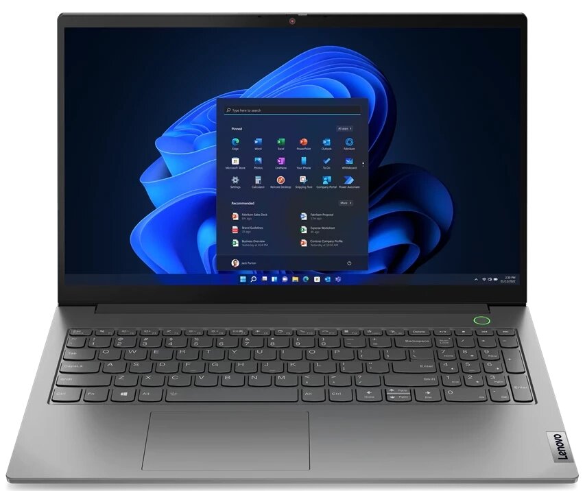 Ноутбук 15.6" LENOVO Thinkbook 15 G4 IAP [21DJ000CUA] IPS FullHD/Core i5-1235U/8/SSD256Gb/Intel Iris Graphics/Win11 Pro от компании F-MART - фото 1