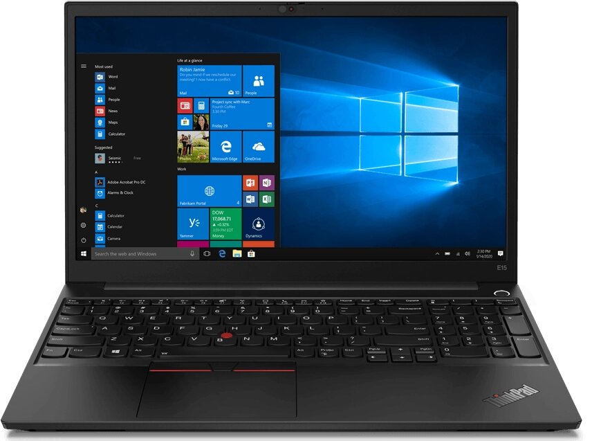 Ноутбук 15.6" LENOVO ThinkPad E15 Gen 2-ITU [20TD001PRT] IPS FullHD/Core i3-1115G4/8/SSD256Gb/Intel UHD Graphics/noOS от компании F-MART - фото 1