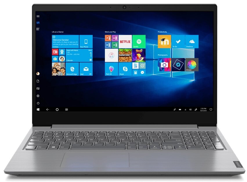 Ноутбук 15.6" LENOVO V15-ADA [82C70006IX] TN FullHD/Ryzen 5-3500U/8/SSD256Gb/AMD Radeon Vega 8/Win10 Pro серый от компании F-MART - фото 1