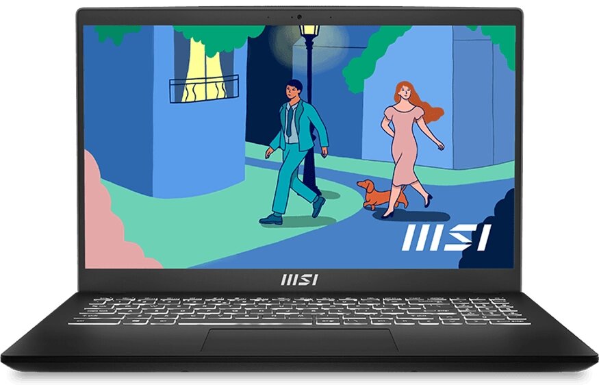 Ноутбук 15.6" MSI Modern 15 B12HW-002XRU [9S7-15H212-002] IPS FullHD/Core i5-1235U/8/SSD512Gb/Intel Arc A370M 4Gb/Free от компании F-MART - фото 1