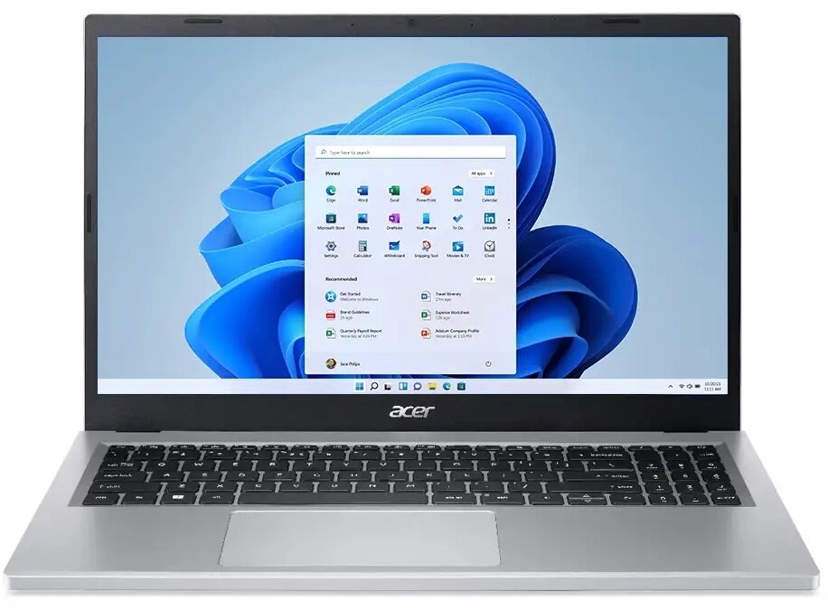 Ноутбук Acer Extensa 15 EX215-34-3117 Core i3 N305 8Gb SSD256Gb Intel UHD Graphics 15.6" TN FHD (1920x1080) noOS silver от компании F-MART - фото 1