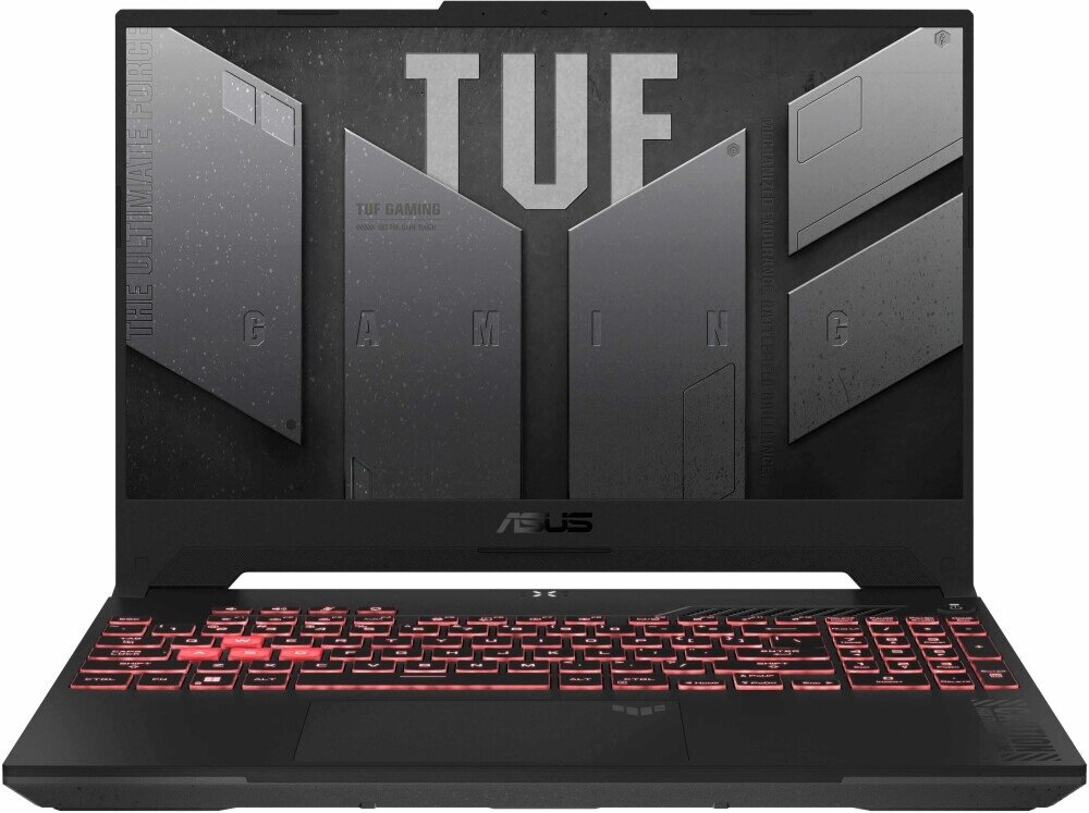 Ноутбук Asus TUF Gaming A15 FA506NF-HN042 Ryzen 5 7535HS 8Gb SSD512Gb NVIDIA GeForce RTX 2050 4Gb 15.6" IPS FHD от компании F-MART - фото 1