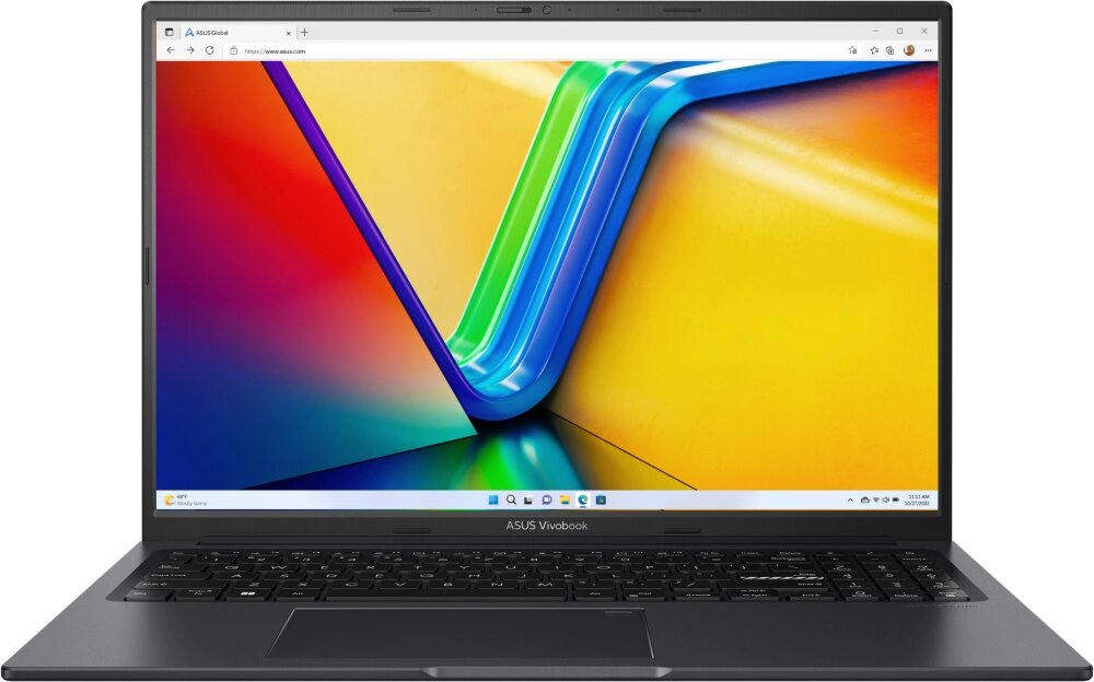 Ноутбук Asus VivoBook 16X M3604YA-MB248 Ryzen 5 7430U 16Gb SSD512Gb AMD Radeon 16" IPS WUXGA (1920x1200) noOS black от компании F-MART - фото 1