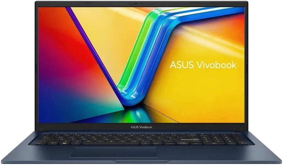 Ноутбук Asus Vivobook 17.3" X1704ZA-AU343 Intel Core i5 1235U 16GB 512GB SSD Intel Iris Xe Graphics Wi-Fi Bluetooth Без от компании F-MART - фото 1