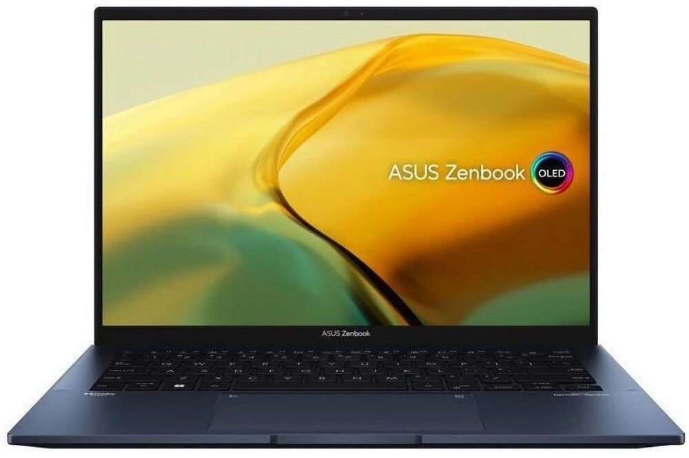 Ноутбук Asus Zenbook 15 UM3504DA-MA197 [90NB1163-M007B0] Basalt Grey 15.6" {OLED Ryzen 5 7535U/16384Mb/512PCISSDGb/AMD от компании F-MART - фото 1