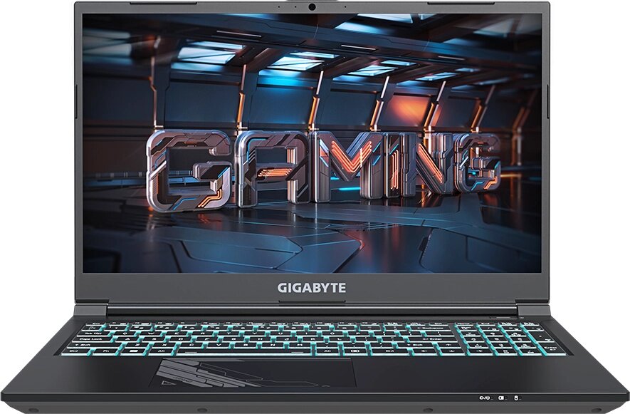 Ноутбук Gigabyte G5 Core i5 13500H 16Gb SSD512Gb NVIDIA GeForce RTX4050 6Gb 15.6" IPS FHD (1920x1080) Windows 11 black от компании F-MART - фото 1