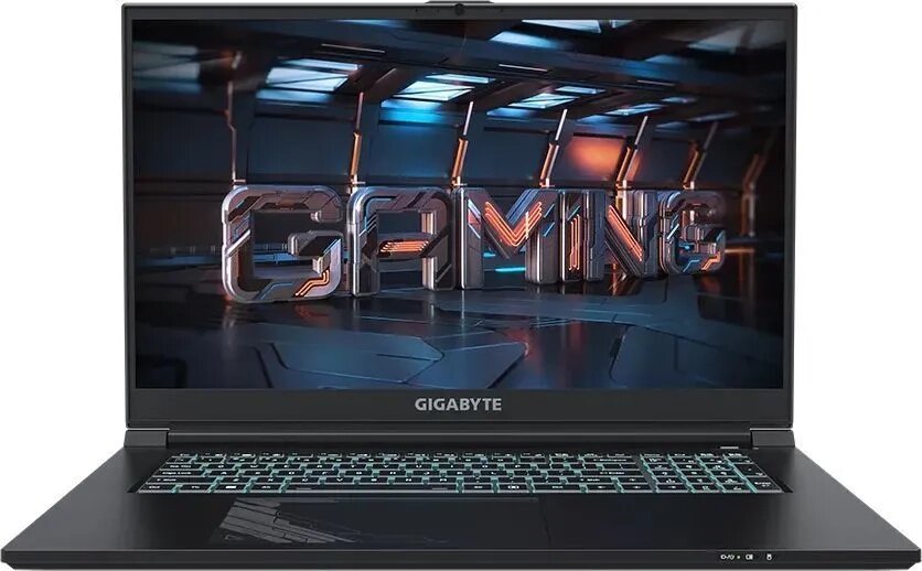 Ноутбук Gigabyte G7 MF 17.3" IPS FHD 144Hz/Intel Core i5 12500H/16Gb/SSD512Gb/Nvidia RTX4050/NoOS/black от компании F-MART - фото 1