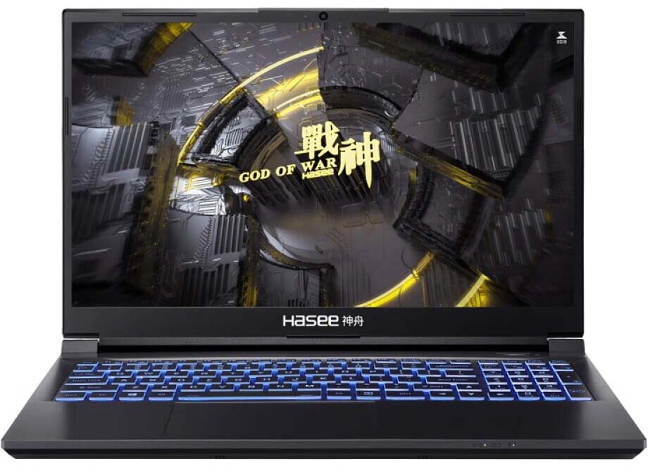 Ноутбук HASEE Z9R7 i7-13700H 16Gb SSD 512Gb NVIDIA RTX 4070 для ноутбуков 8Gb 15,6 QHD IPS Cam 53.35Вт*ч No OS Черный от компании F-MART - фото 1