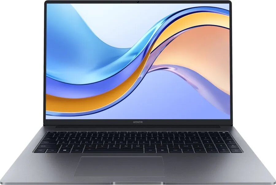 Ноутбук HONOR MagicBook X16 16" IPS FHD gray Core i5 12450H/16Gb/512Gb SSD/VGA int/W11 от компании F-MART - фото 1