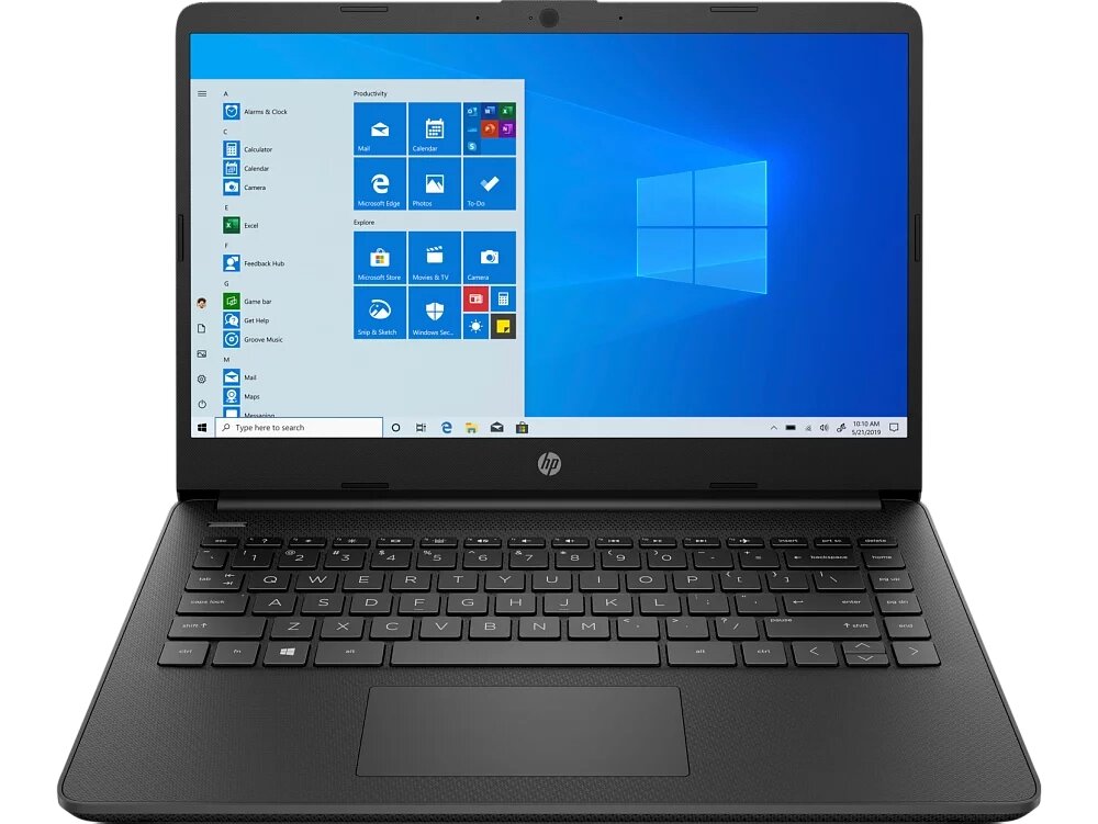 Ноутбук HP 14s-dq3002ur (Celeron N4500/4Gb/SSD128Gb/Intel UHD Graphics/14" SVA/HD (1366x768)/Windows 10/black)(3E7Y2EA) от компании F-MART - фото 1