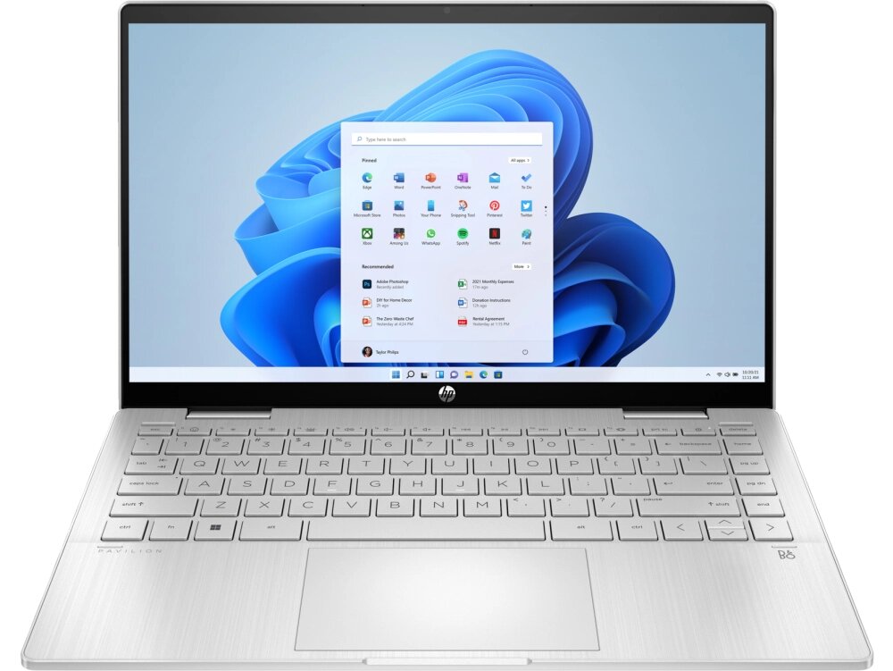 Ноутбук HP Pavilion x360 14-ek1028ci Core i3 1315U 8Gb SSD512Gb Intel UHD Graphics 14" IPS Touch FHD (1920x1080) Free от компании F-MART - фото 1