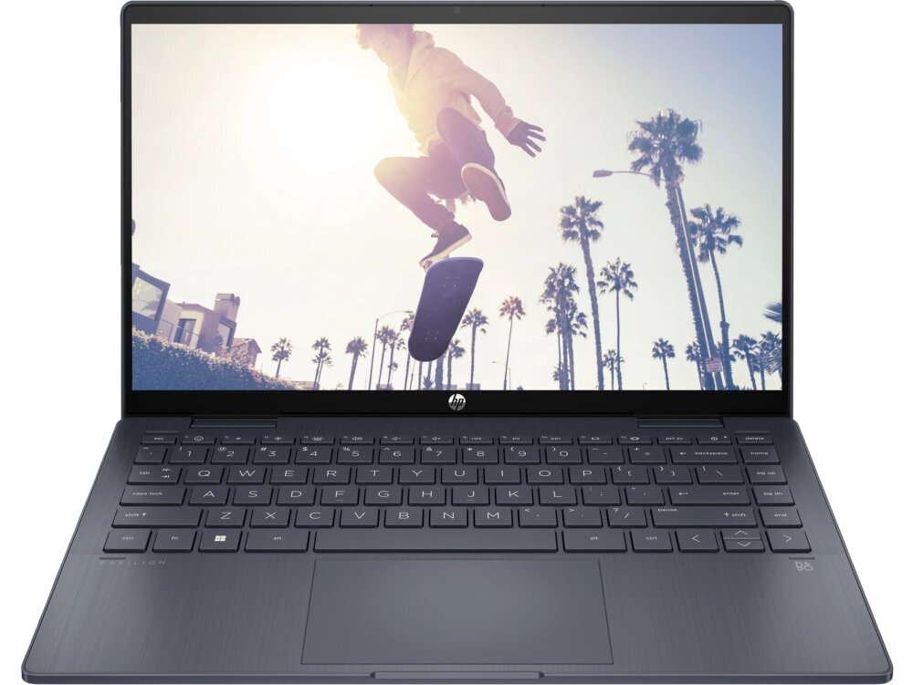 Ноутбук HP Pavilion x360 14-ek2003ci Core 5 120U 16Gb SSD512Gb Intel Graphics 14" IPS Touch FHD (1920x1080) Free DOS от компании F-MART - фото 1