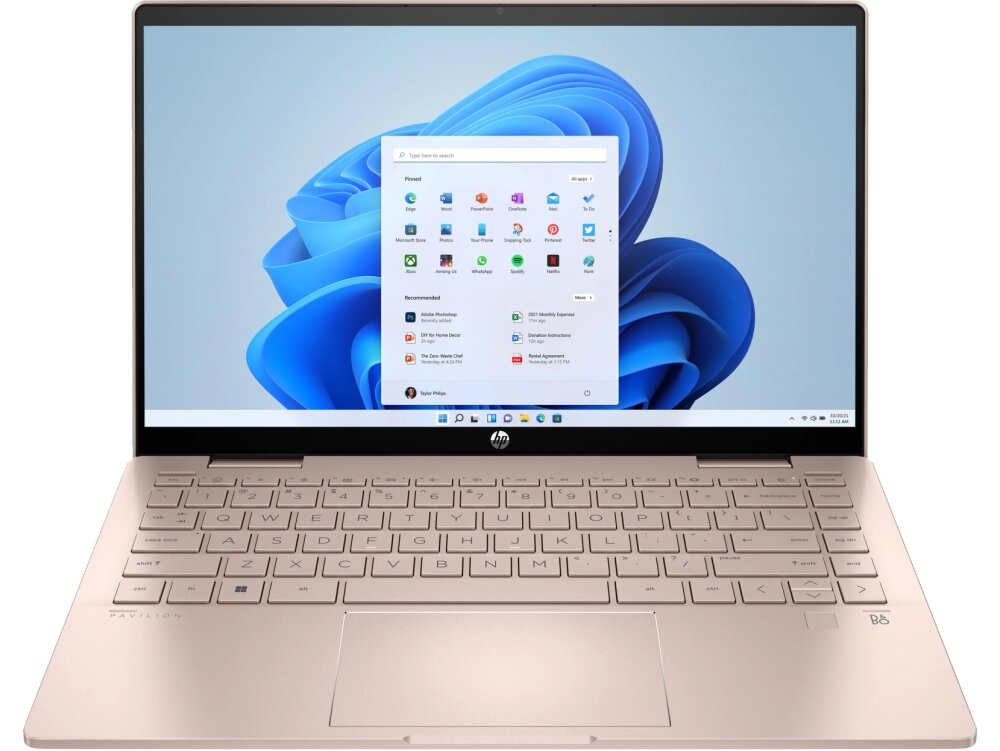 Ноутбук HP Pavilion x360 14-ek2005ci Core 5 120U 16Gb SSD512Gb Intel Graphics 14" IPS Touch FHD (1920x1080) Free DOS от компании F-MART - фото 1