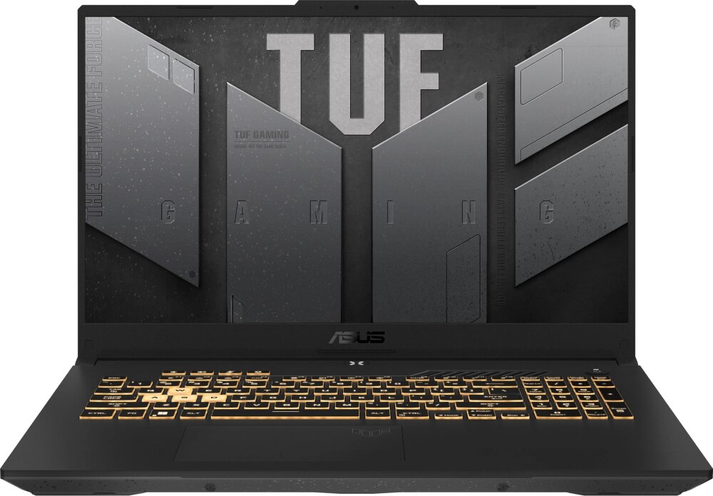 Ноутбук игровой ASUS TUF Gaming A17 FA707NU-HX070 Ryzen 5 7535HS 16Gb SSD 1Tb NVIDIA RTX 4050 6Gb 17,3 FHD IPS Cam от компании F-MART - фото 1