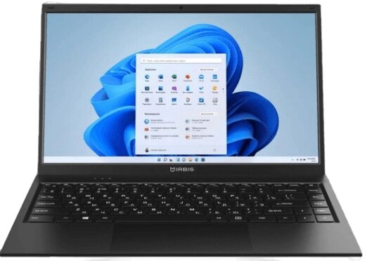 Ноутбук IRBIS 14NBC0001 14" Core i3-1115G4, 14"LCD 1920*1080 IPS , 8+512GB SSD, AC wifi, camera: 2MP, 5000mha, metal от компании F-MART - фото 1