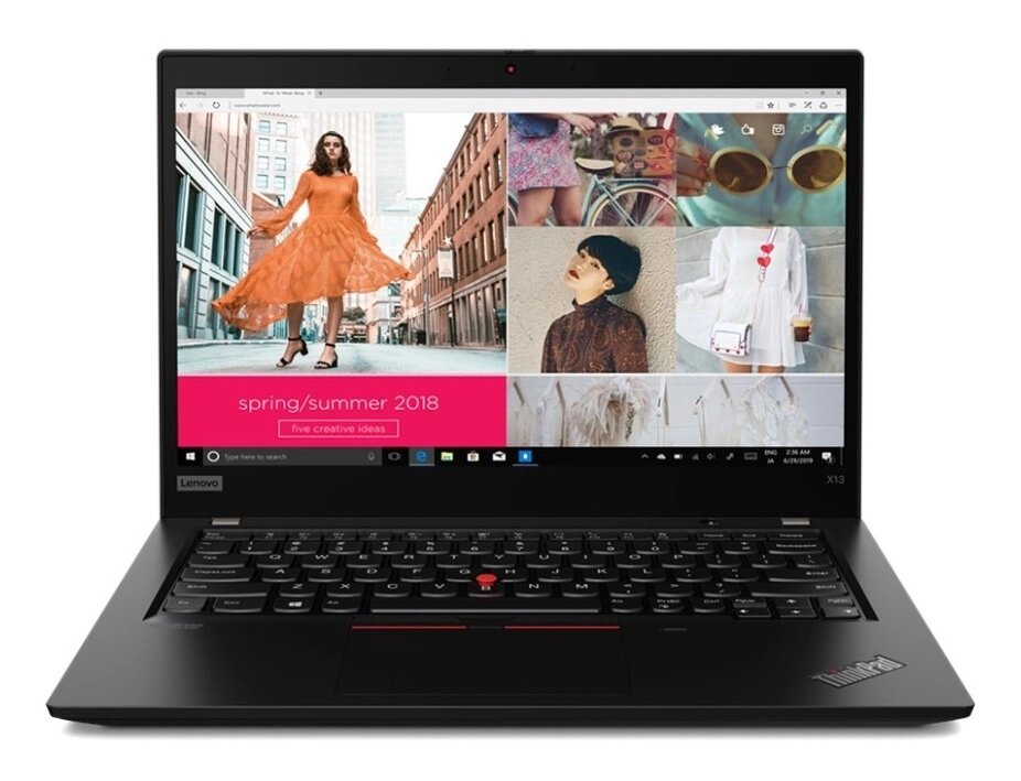 Ноутбук Lenovo 20T3A0CSCD ThinkPad X13 G1 13.3" Intel Core i5-10210U/8Gb/SSD512Gb/IPS/FHD/eng keyboard/NoOS/black от компании F-MART - фото 1