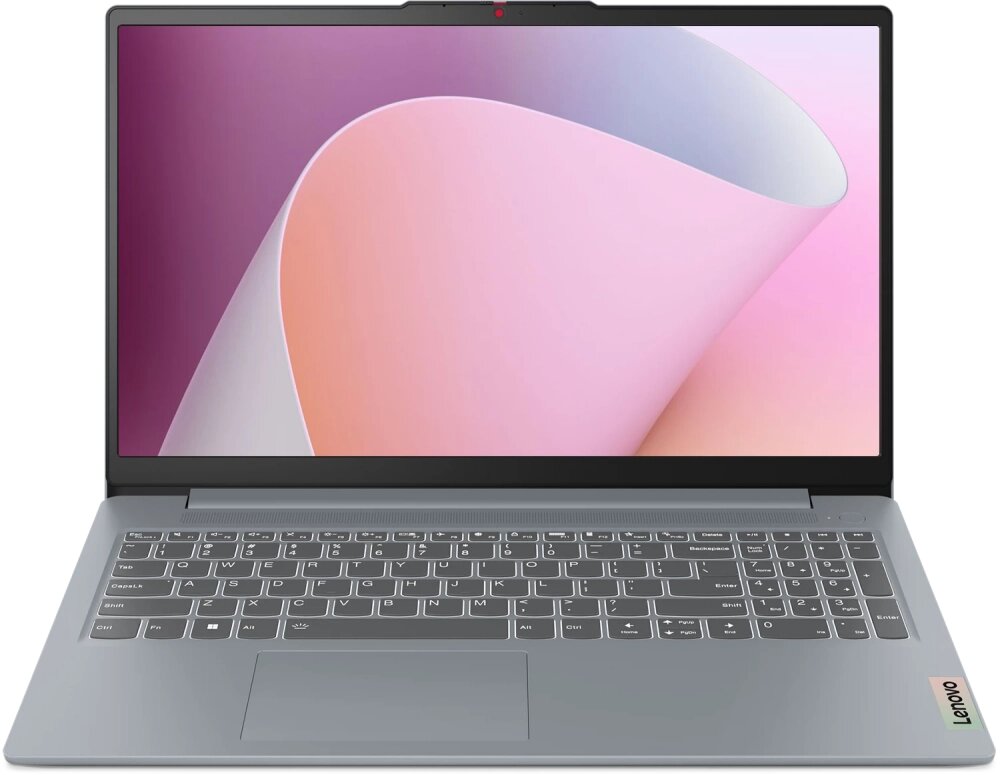 Ноутбук Lenovo IdeaPad Slim 3 15ABR8 Ryzen 7 7730U 16Gb SSD 1Tb AMD Radeon Graphics 15,6 FHD Cam 47Вт*ч No OS Серый от компании F-MART - фото 1