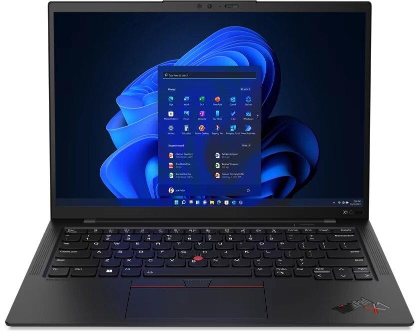 Ноутбук Lenovo ThinkPad X1 Carbon G11 Core i7 1365U 16Gb SSD1Tb Intel Iris Xe graphics 14" IPS 2.2K (2240x1400) noOS от компании F-MART - фото 1