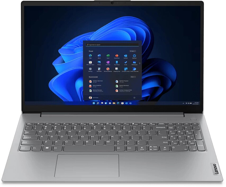 Ноутбук Lenovo V15 G4 ABP Ryzen 7 7730U 16Gb SSD512Gb AMD Radeon 15.6" TN FHD (1920x1080) noOS grey WiFi BT Cam от компании F-MART - фото 1