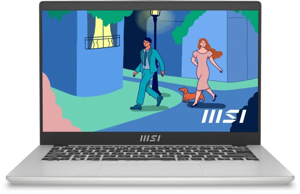 Ноутбук MSI Modern 14 C12M 14", Core i5-1235U,1.3 GHz, FHD (1920*1080),60Hz, DDR4 8GB,512GB M. 2 PCIe SSD, Iris Xe от компании F-MART - фото 1