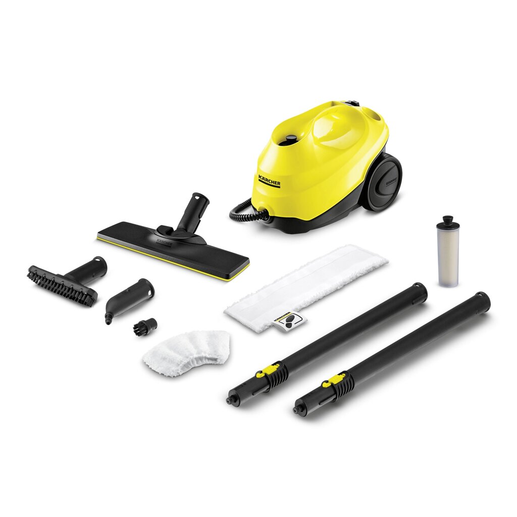 Пароочиститель напольный Karcher EasyFix SC 3 2022 1900Вт желтый/черный от компании F-MART - фото 1