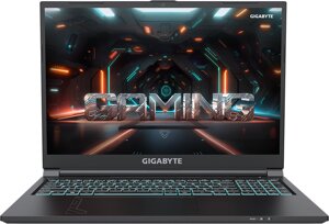 Ноутбук Gigabyte G6 Core i7 12650H 16Gb SSD512Gb NVIDIA GeForce RTX4050 6Gb 16" WUXGA (1920x1200) Free DOS black WiFi в Ростовской области от компании F-MART