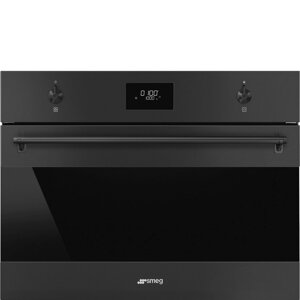 Встраиваемая микроволновая печь SMEG SO4301M0N чёрный матовый