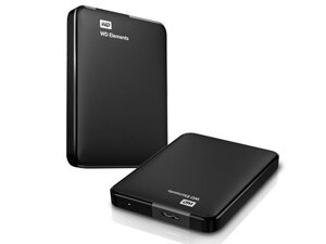Жесткий диск Western Digital Elements 750GB WDBUZG7500ABK-EESN 2.5 USB 3.0 External Black