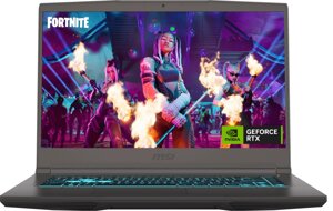 Ноутбук MSI Thin 15 B12VE-1294XRU Core i5 12450H 16Gb SSD512Gb NVIDIA GeForce RTX4050 6Gb 15.6" IPS FHD (1920x1080) в Ростовской области от компании F-MART